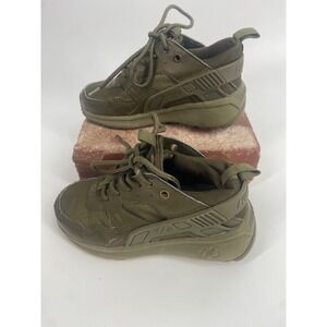 Heelys Force Kids Youth Size 13 Triple Green Lace Up Wheeled Rare Sneakers Shoes